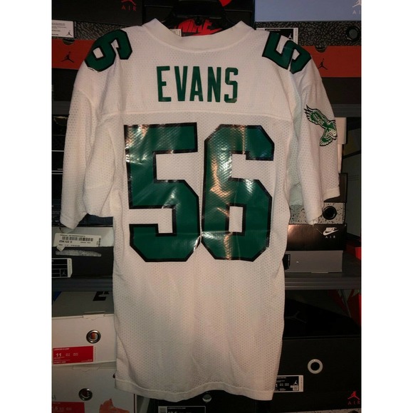 Vintage BYRON EVANS Philadelphia Eagles Jersey 38 - Picture 6 of 8